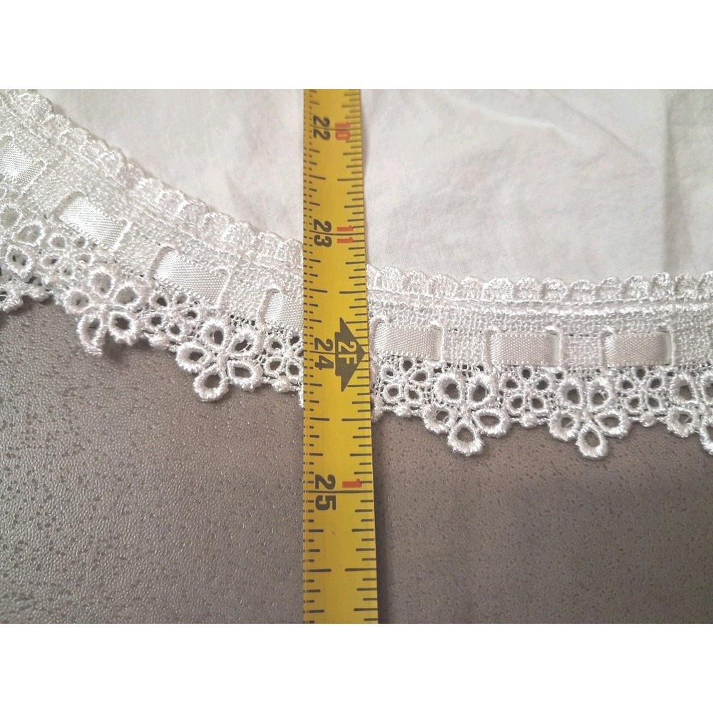 Parisian Lace Short Kimono Large Cotton Festival Lightweight Cover Up Girly - Picture 8 of 9
